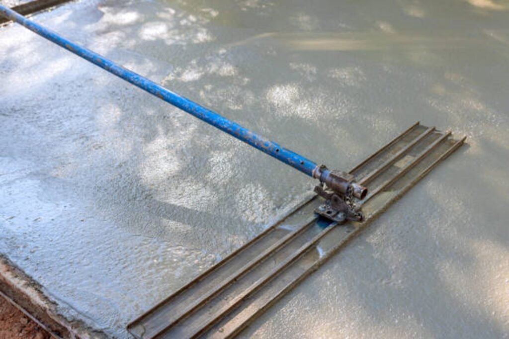 Foundation preparation area with grading and reinforcement setup before concrete installation in Eastlake, OH